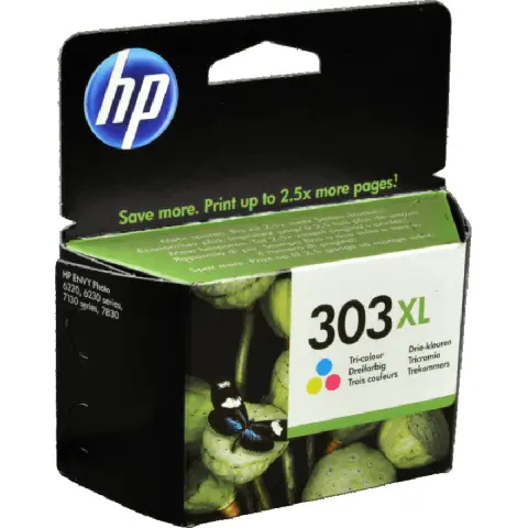 Tusz HP 303XL / T6N03AE Kolor do drukarek (Oryginalny) [10ml]